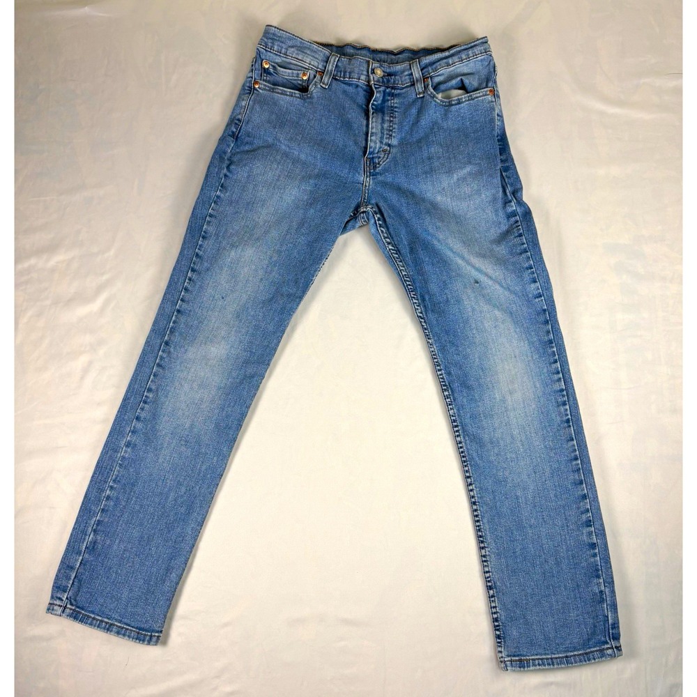 Levi's 511 Men's Light Wash Blue Denim Jeans Slim Fit Low Rise 32x28.5